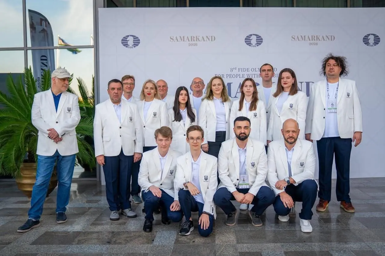 Ihor Samunenkov is representing Ukraine at the Chess Olympiad in Samarkand