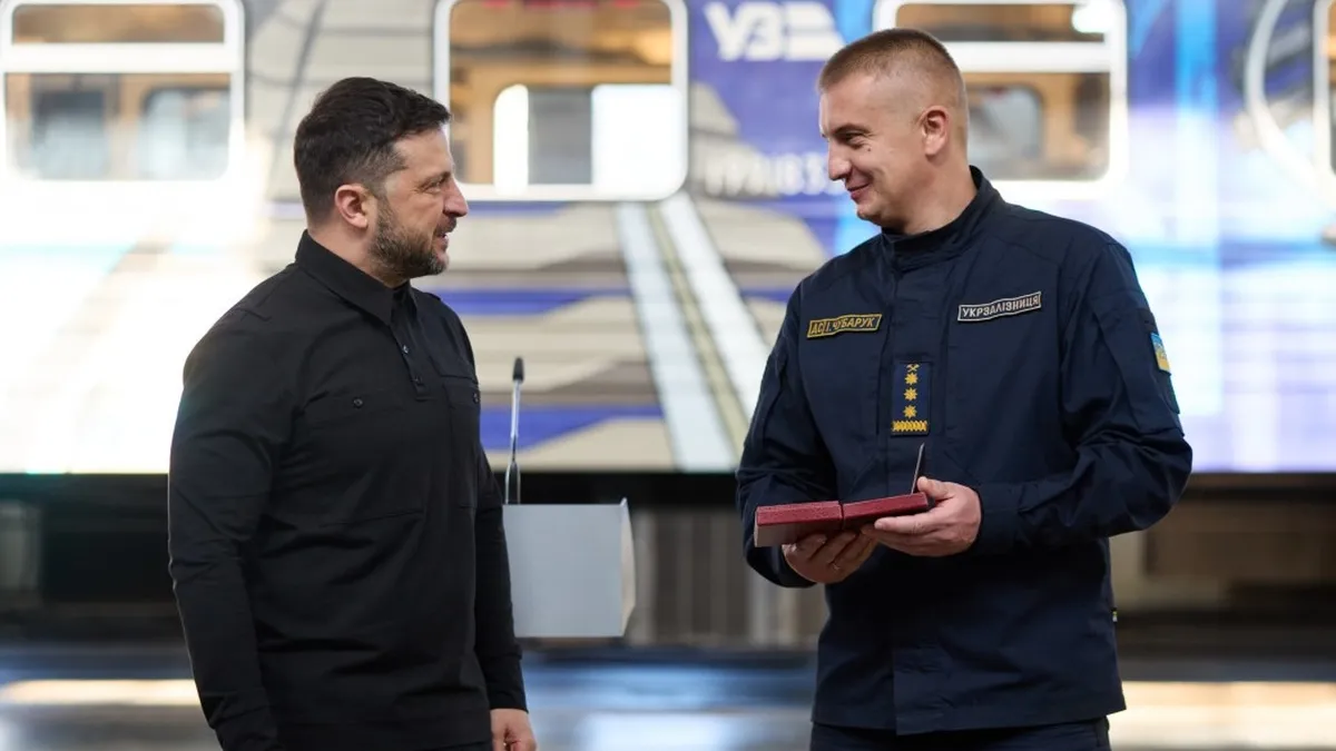 Зеленський привітав працівників «Укрзалізниці» з професійним святом