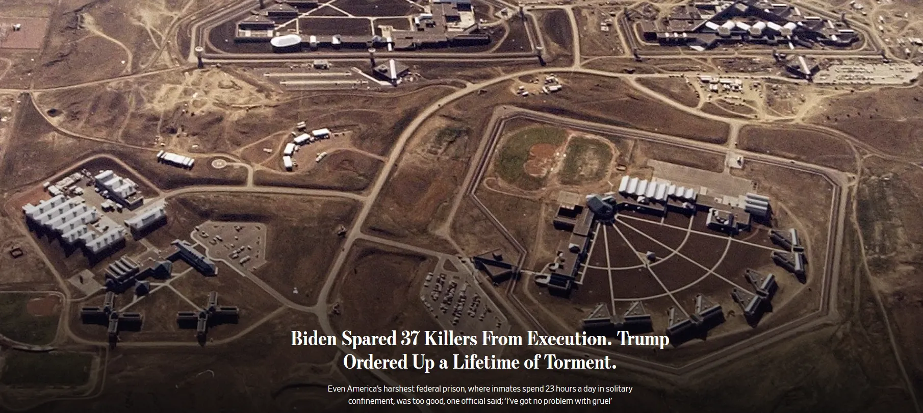 Trump przetransportował skazanych ułaskawionych przez Bidena do najcięższego więzienia w USA — WSJ