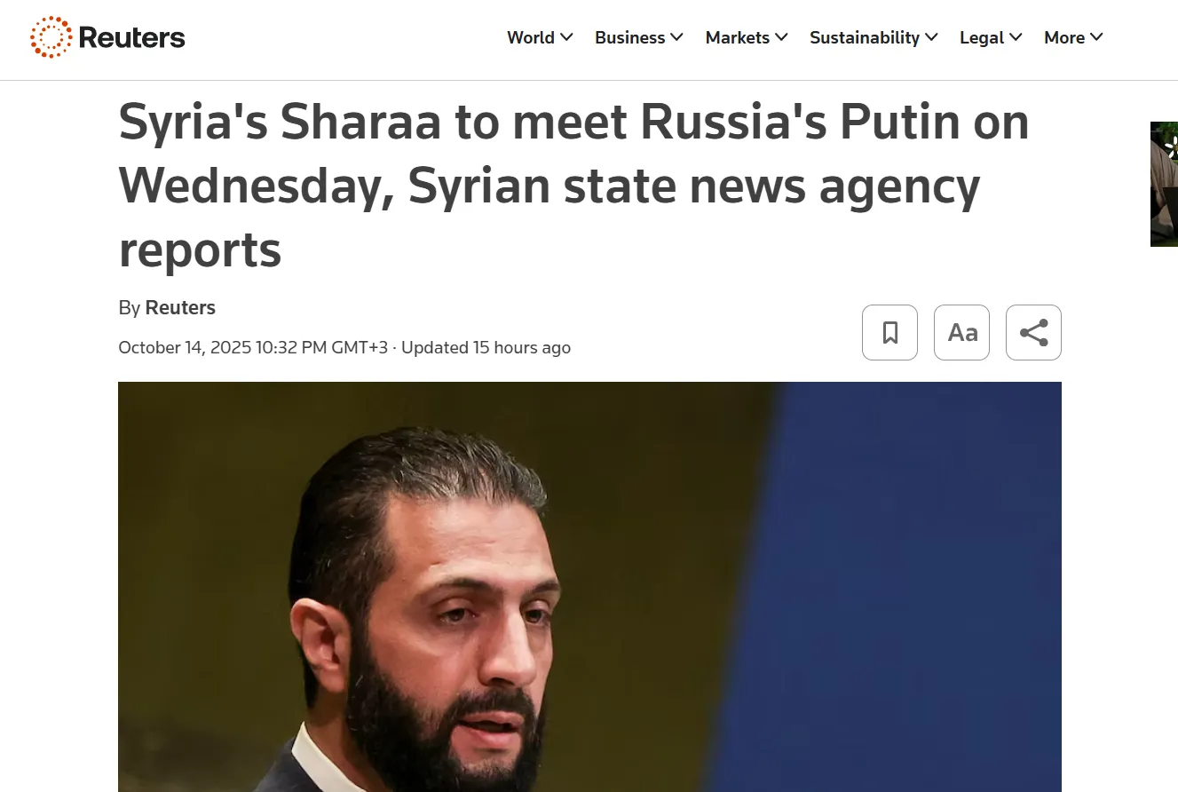 Syria zażąda od rosji wydania Baszara al-Asada — Reuters