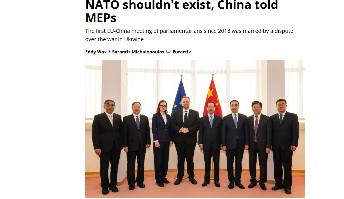 Spotkanie UE i Chin przerodziło się w spór — Euractiv