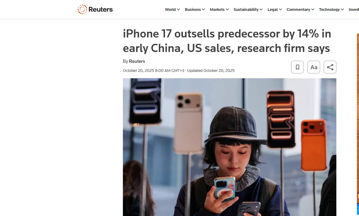 Akcje Apple osiągnęły nowy historyczny rekord — Reuters Akcje Apple osiągnęły nowy historyczny rekord — Reuters
