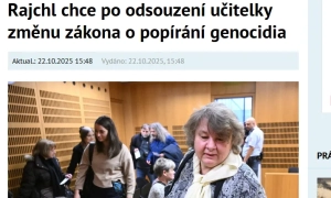W Czechach nauczycielka otrzymała wyrok w zawieszeniu za usprawiedliwianie agresji rosji w Ukrainie — ČTK