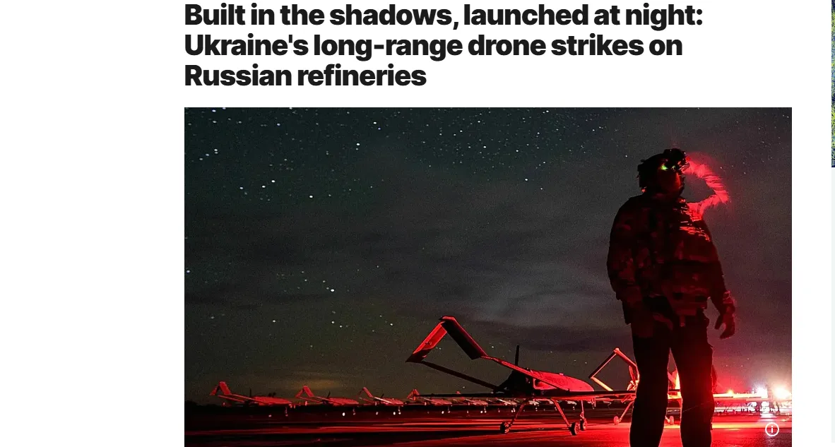 Ukraina podwoiła zasięg bojowych dronów — Euronews