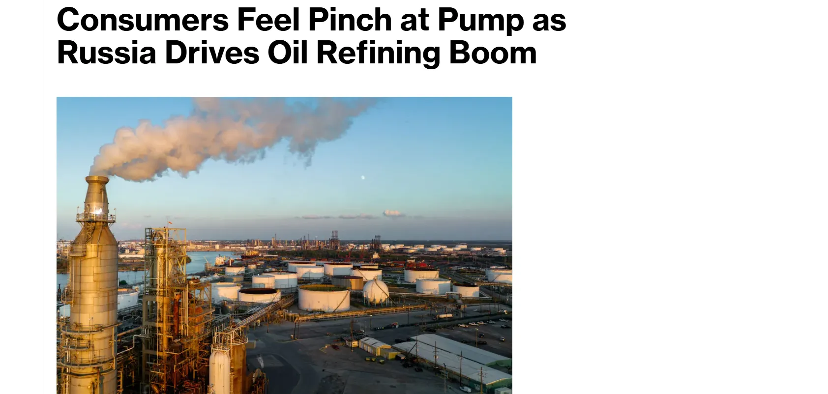 Ціни на дизель у США б’ють рекорди через удари по рф — Bloomberg