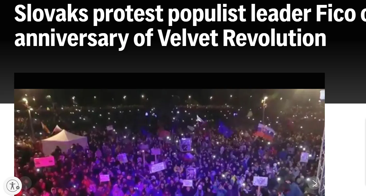 У Словаччині вийшли на вулиці проти проросійського курсу уряду — АР