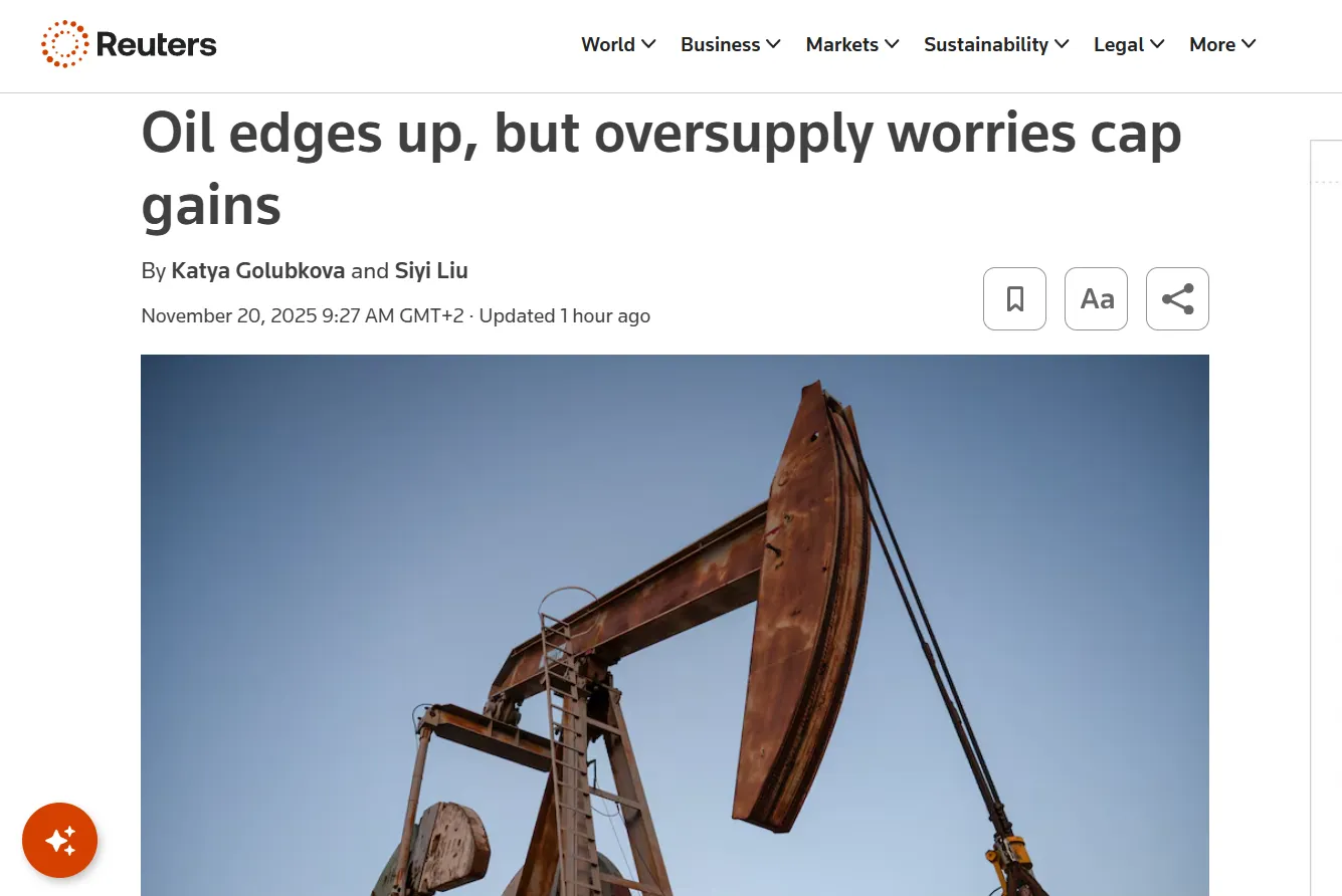 Ціни на нафту зростають на тлі розмов про припинення війни — Reuters