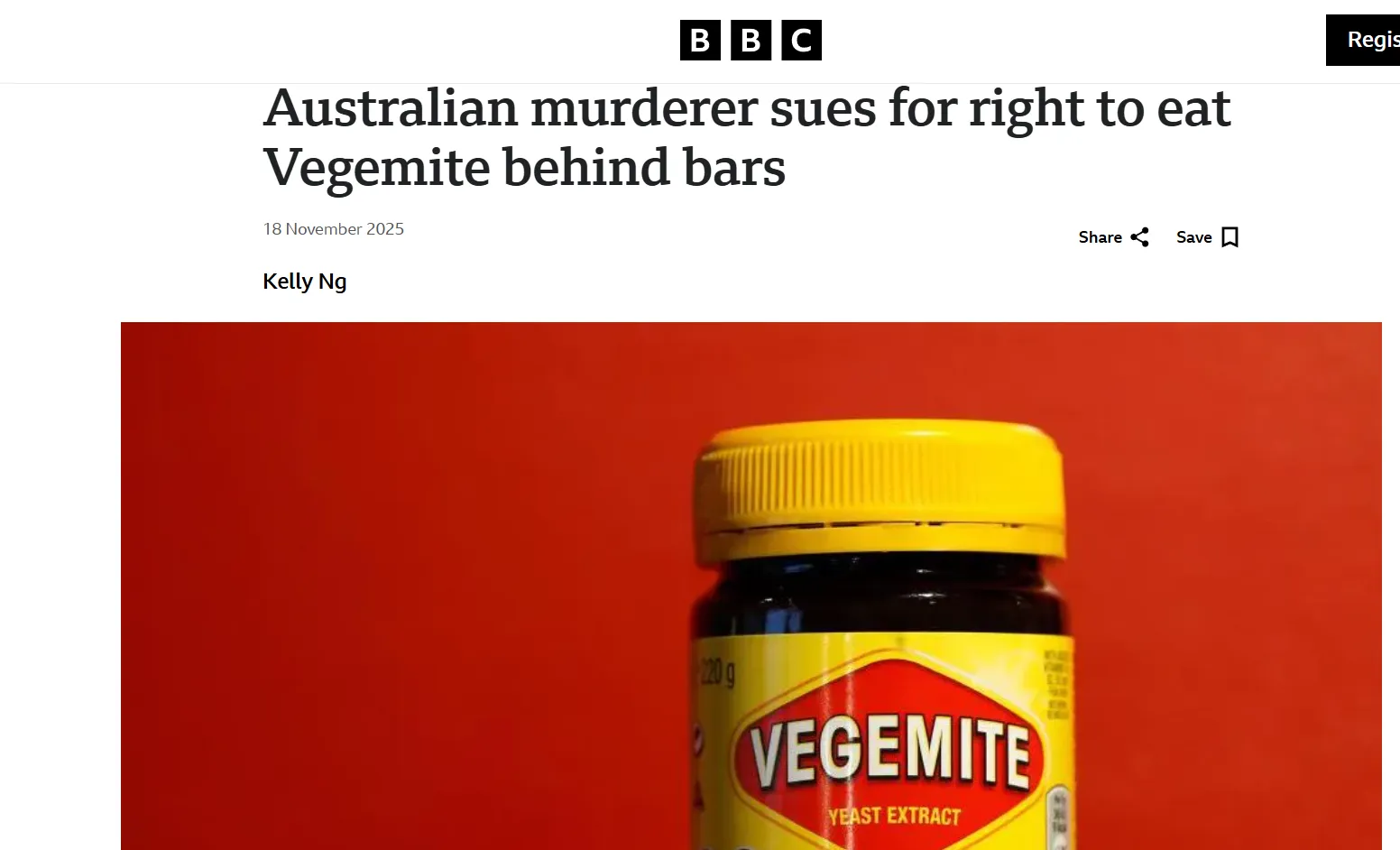 Ув'язнений подав до суду через заборону на його улюблену страву — BBC