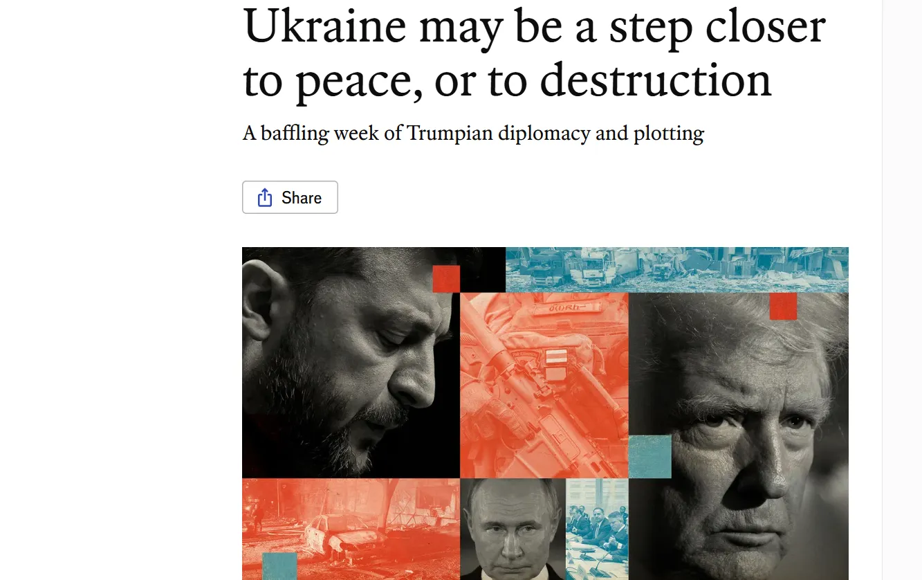 Україна на порозі миру або знищення — The Economist