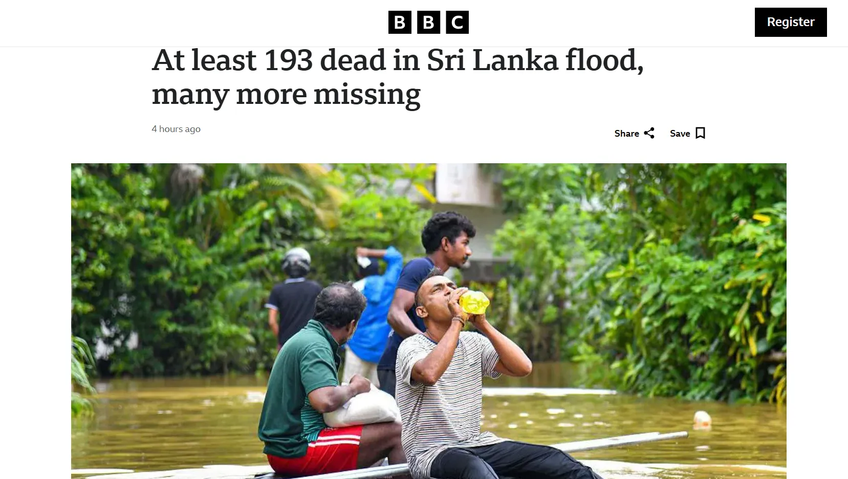 Повінь на Шрі-Ланці забрала сотні життів — BBC