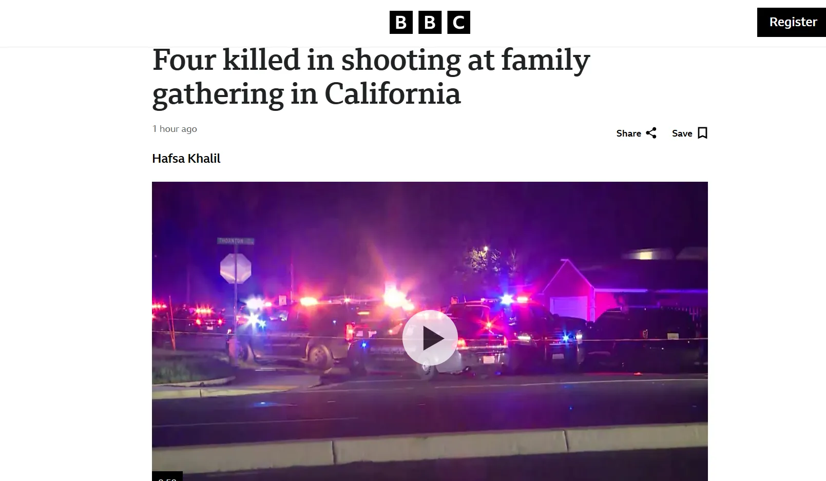 Стрілянина на дитячому дні народження в Каліфорнії: четверо загиблих, серед них діти