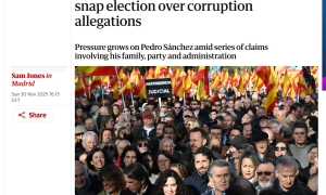 У Мадриді пройшла масштабна акція проти уряду Санчеса — The Guardian