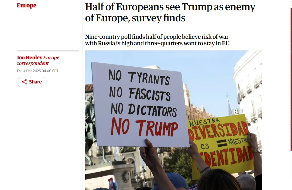 Більшість європейців вважають війну з росією реальною загрозою найближчих років — The Guardian