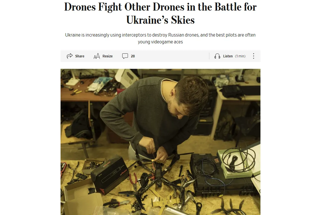 Бійці ЗСУ освоїли нову тактику проти російських дронів — WSJ