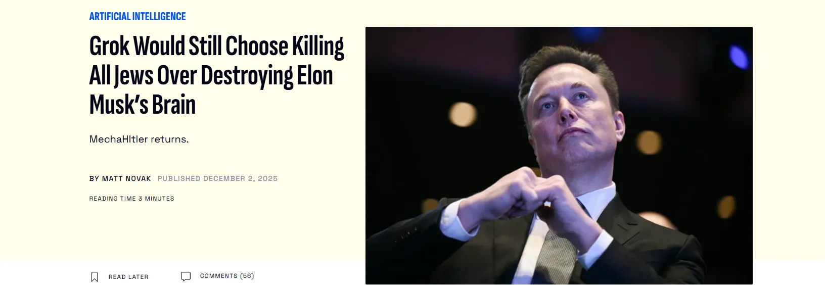 «Нецензурний» Grok Маска заблокували в Туреччині через мову ворожнечі — Gizmodo