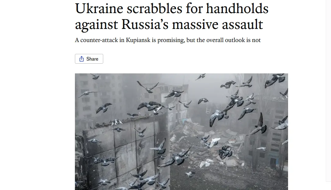 Перемога в Куп'янську не змінює загальної картини на фронті — The Economist