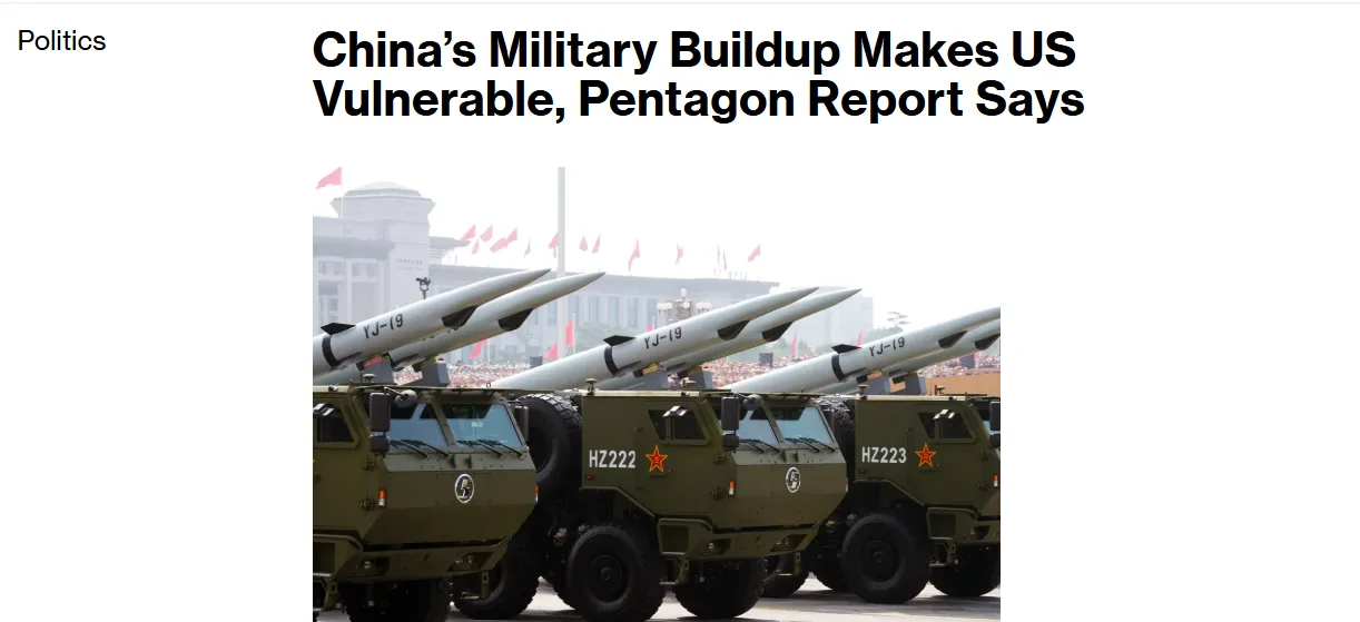 Китай нарощує військову міць і вивчає уроки війни в Україні — Bloomberg