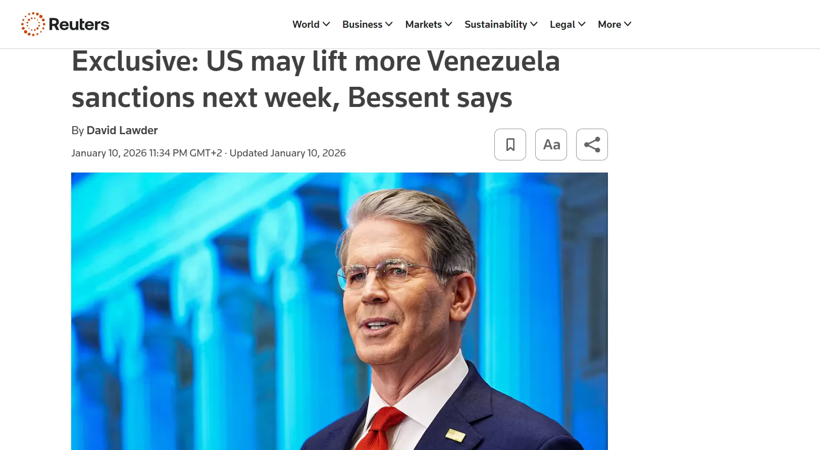 США можуть вже наступного тижня зняти додаткові санкції з Венесуели — Reuters