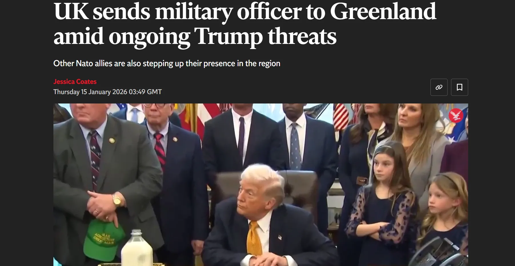 Британія направила одного військового до Гренландії — The Independent