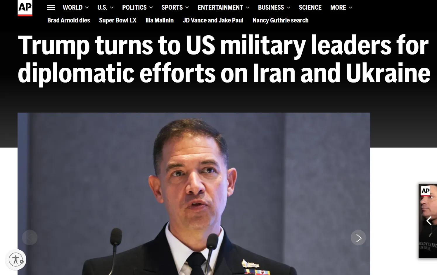 Генерали США стали ключовими переговорниками з рф та Іраном — AP