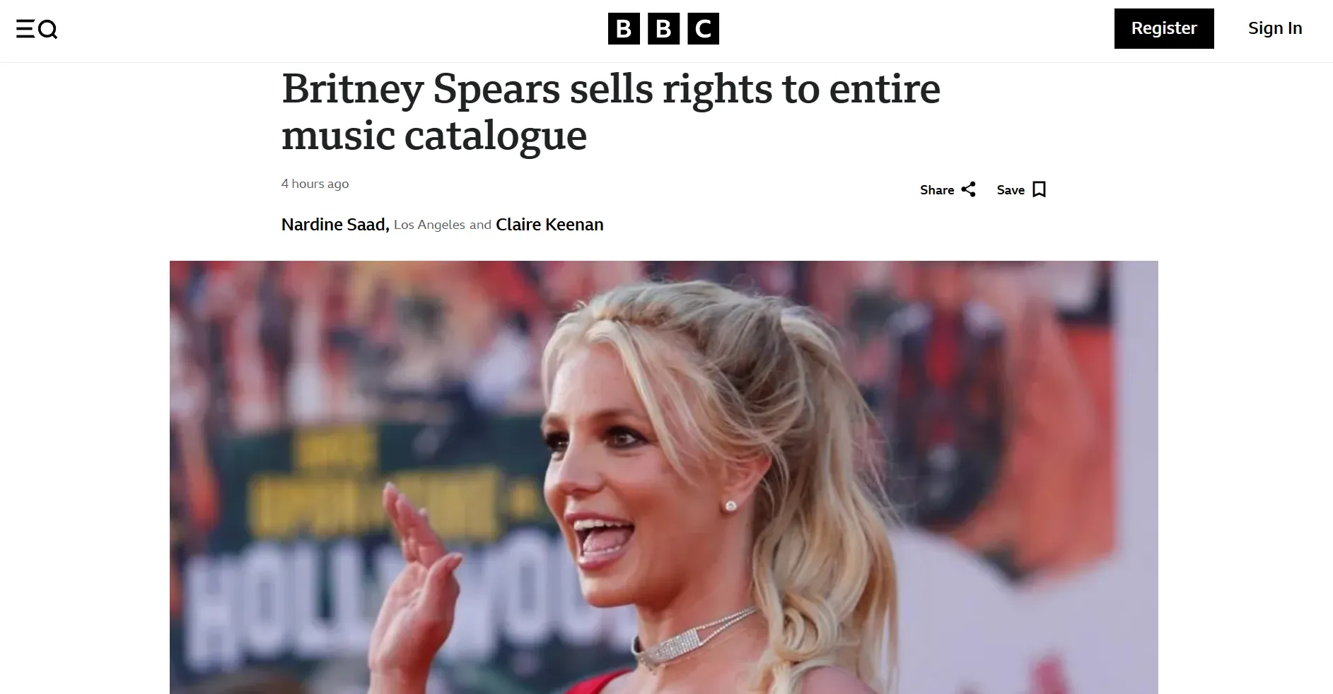 Брітні Спірс продала права на всю свою музику — BBC