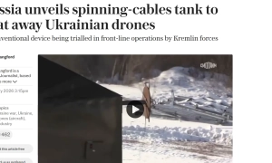 Russian occupiers are testing “drone-killers” with cables based on the “Courier” platform