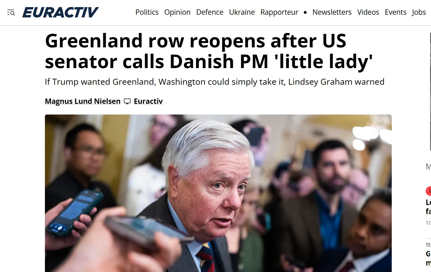 Сенатор Грем спричинив дипломатичний скандал через претензії США на Гренландію