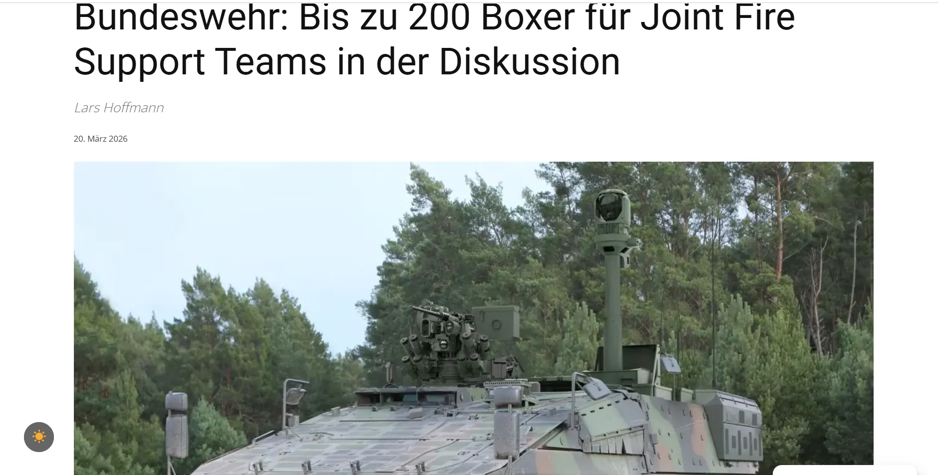 Міноборони Німеччини планує замовити сотні бронемашин Boxer із системою PAAG