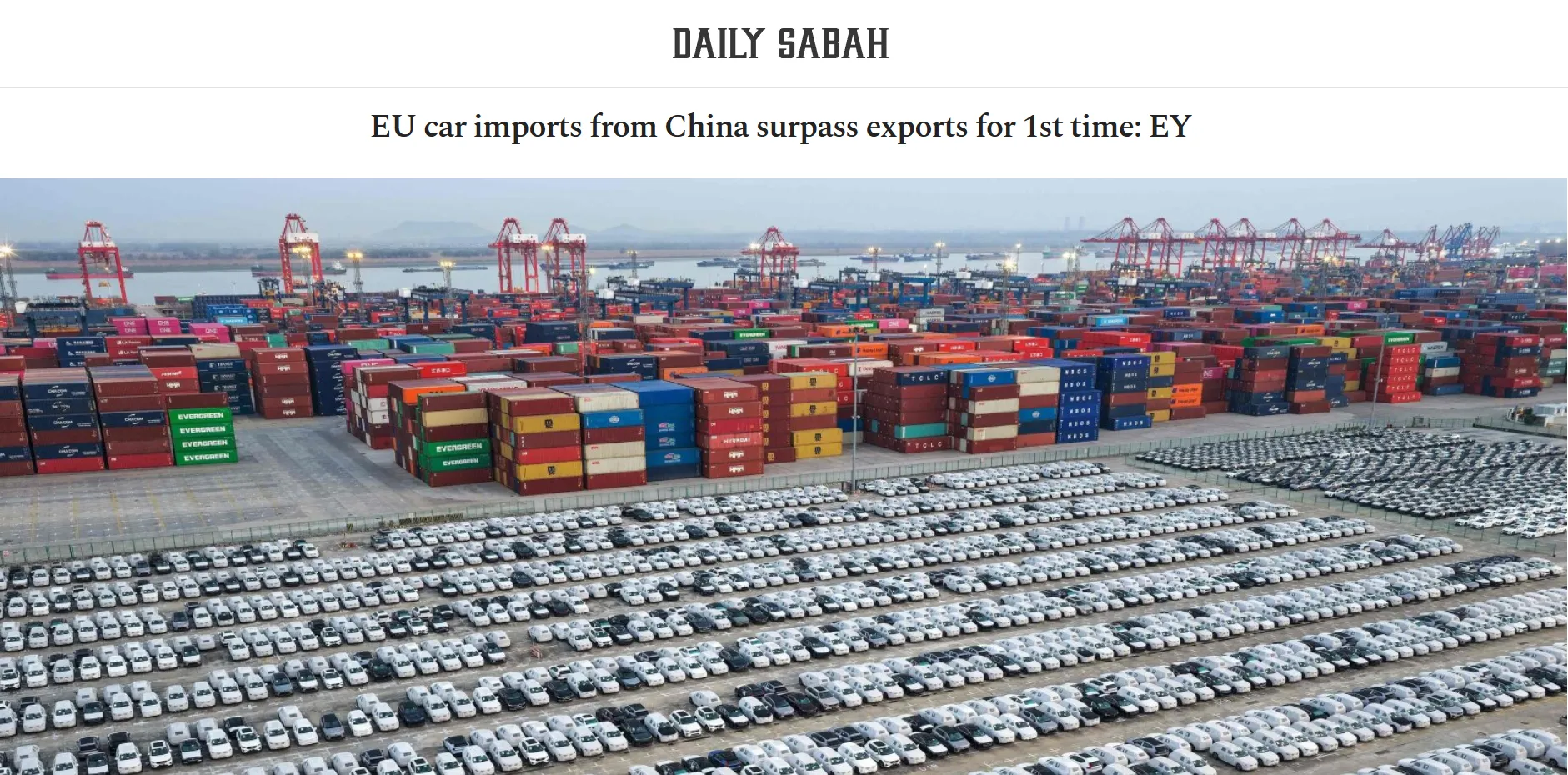 Китайський автопром витісняє європейських виробників із ключових ринків — Daily Sabah