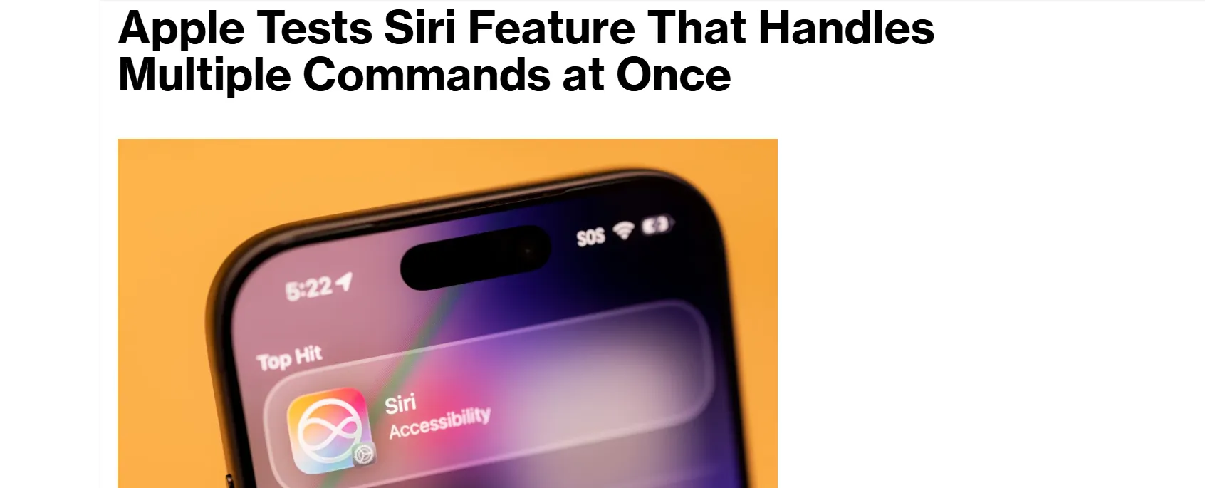 Apple готує масштабне оновлення Siri з підтримкою багатозадачності — Bloomberg