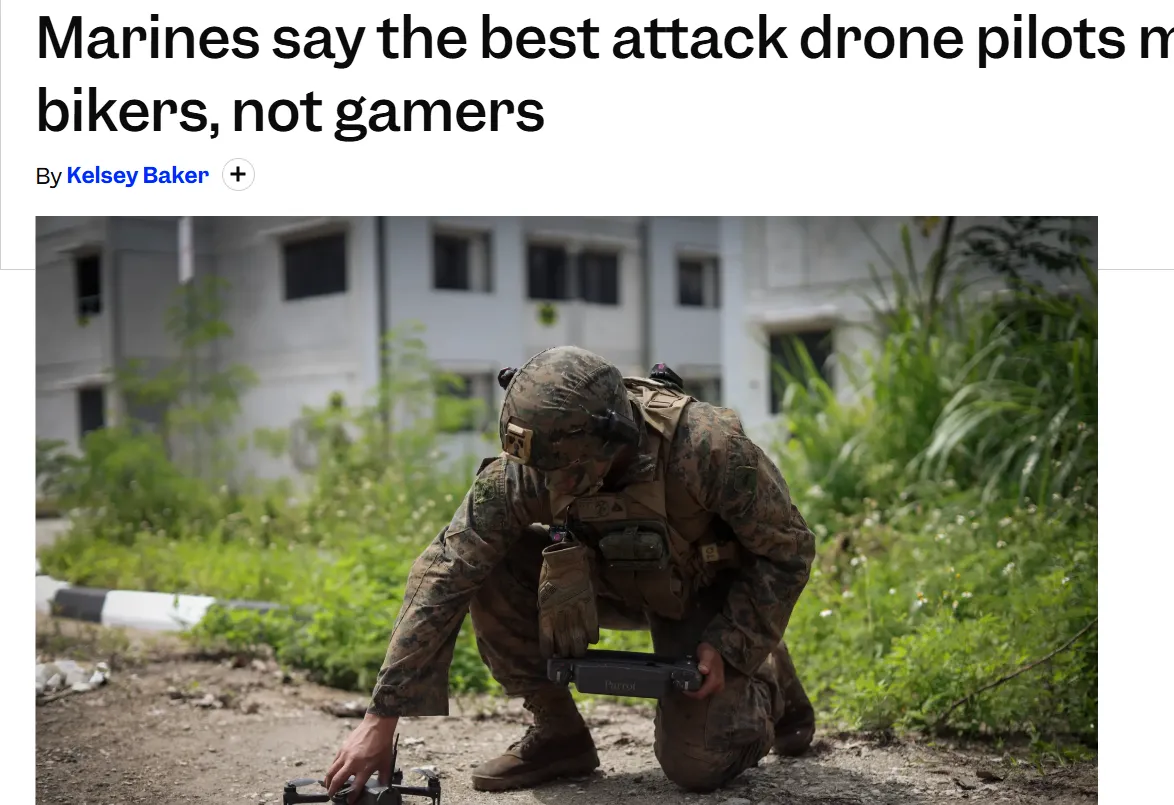 У США визнали, що найкращими пілотами дронів стають мотоциклісти — BI