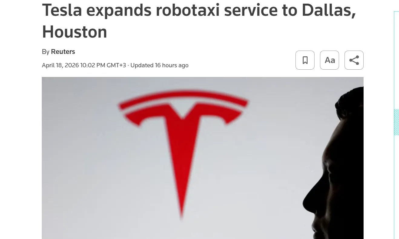 Tesla запустить таксі-роботів ще у двох містах — Reuters