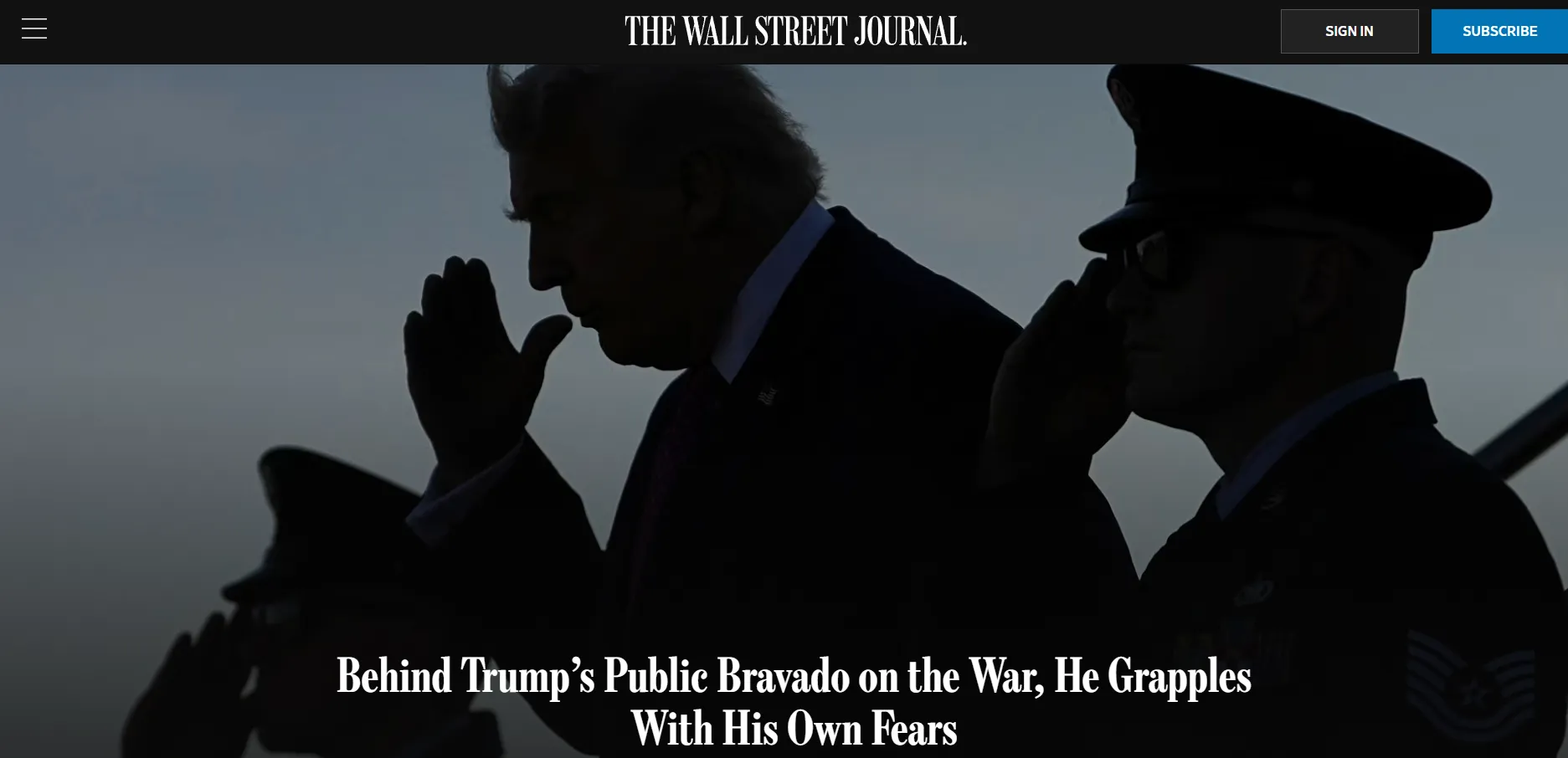 Радники дали Трампу важливу пораду щодо Ірану, але він її проігнорував — WSJ