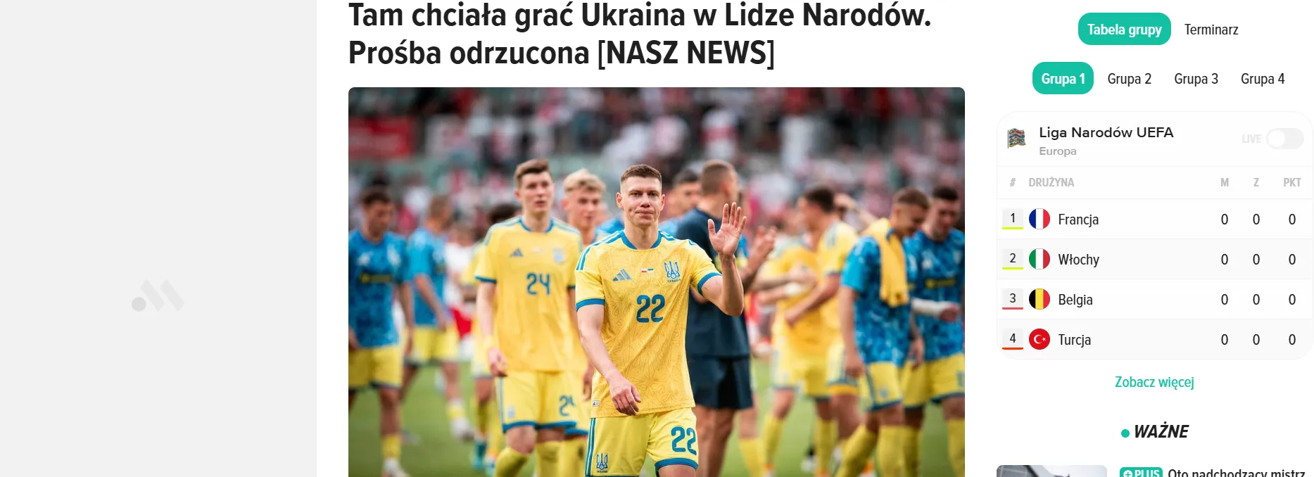 Збірній України відмовили у проведенні домашніх матчів Ліги націй у Кракові — Meczyki