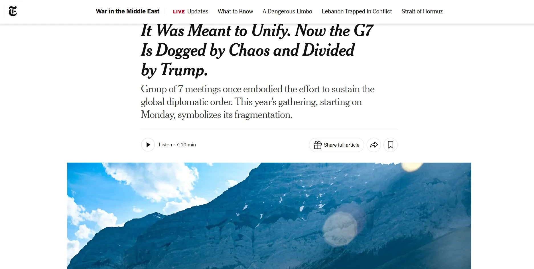 Саміт G7 накрив хаос через Трампа — NYT