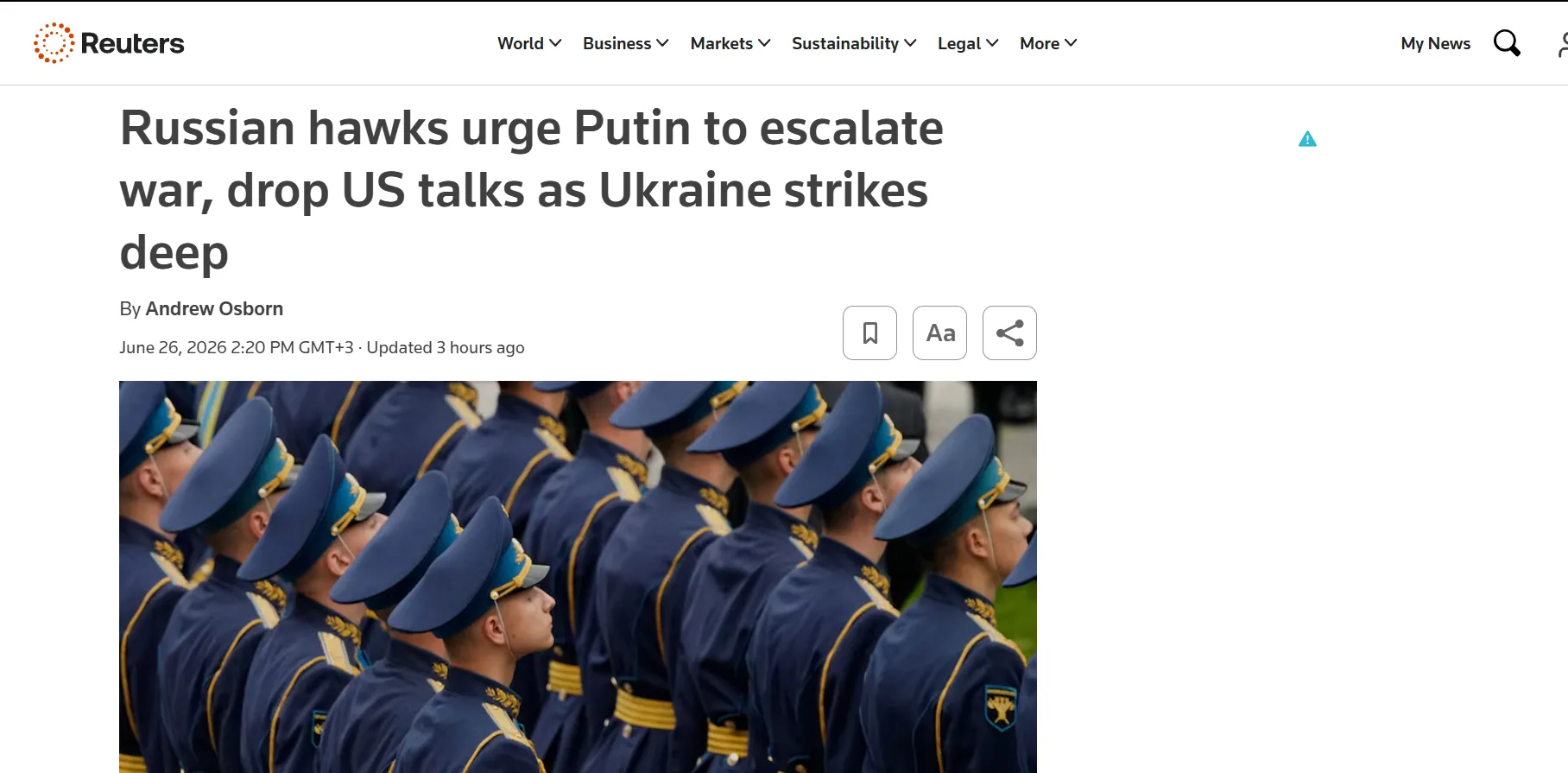 Российские радикалы требуют от Путина нанести ядерный удар по Украине — Reuters