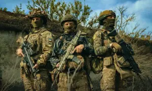 Группа русских мобиков сбежала с фронта в леса под Луганском