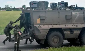 Explosions were heard in the occupied Kherson region on the night of June 23
