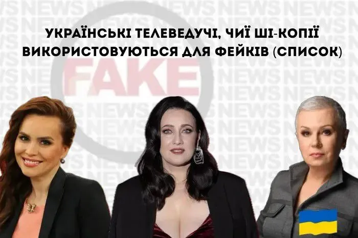 ШІ масово підробляє українських телеведучих у TikTok, понад 24 млн переглядів фейків