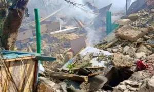 Video: Russia attacked the Odessa–Dnipro train, which caught fire