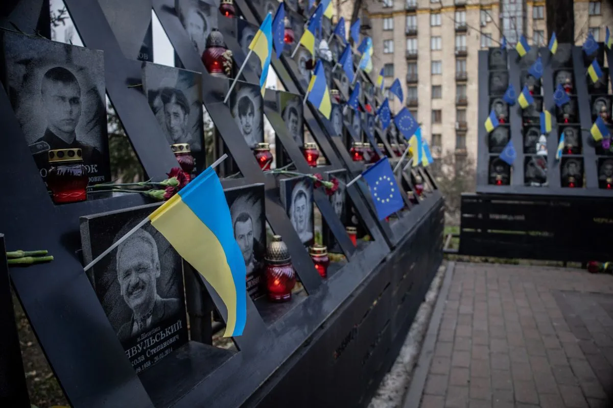 20 лютого Україна вшановує пам'ять Героїв Небесної сотні (фото)