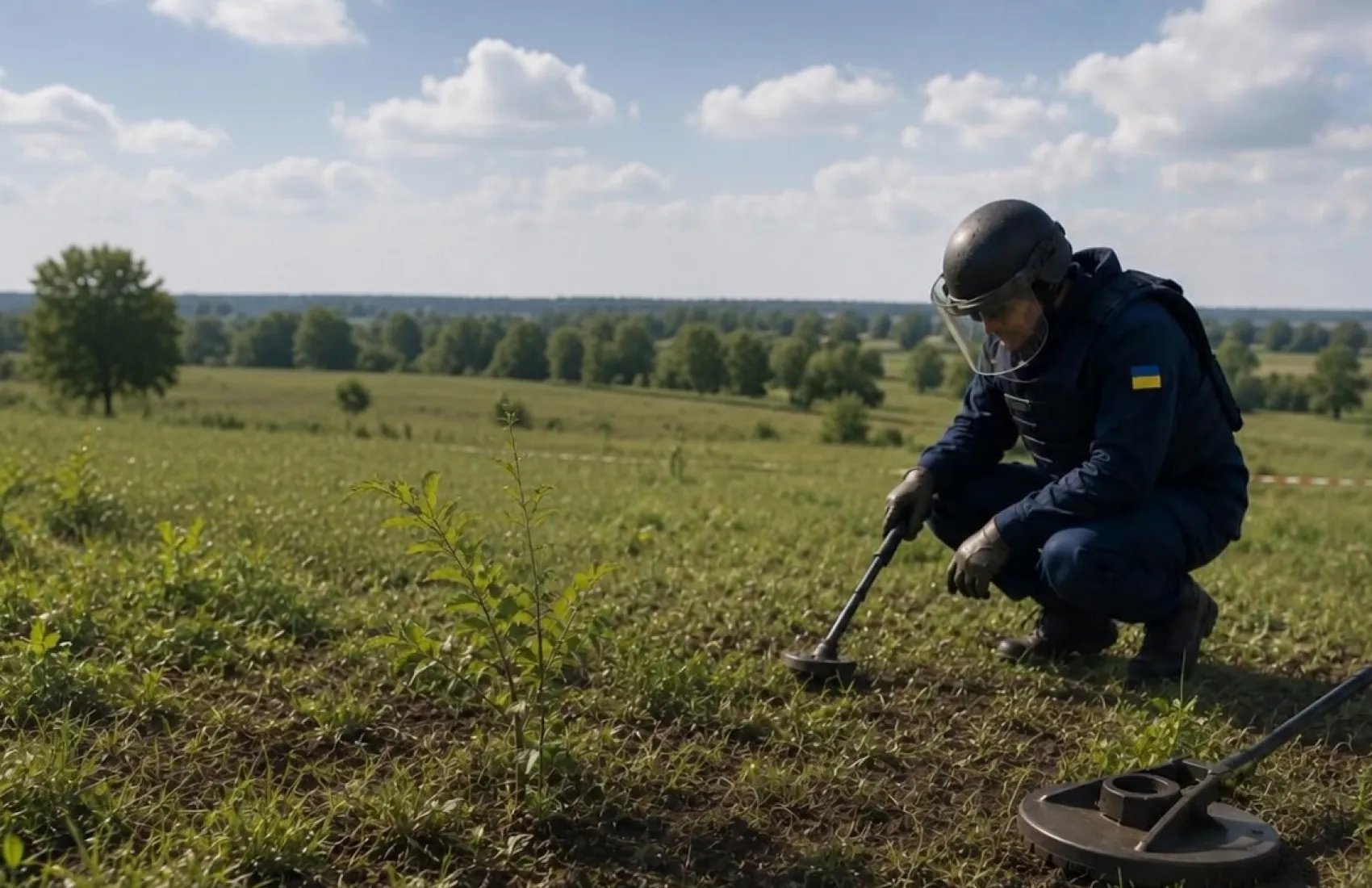 More than 20,000 hectares of farmland have been cleared of mines in Ukraine