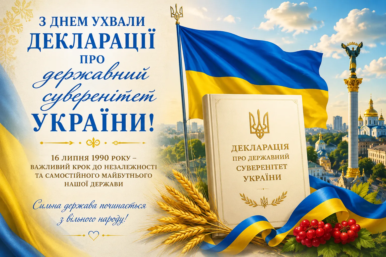 День ухвали Декларації про державний суверенітет