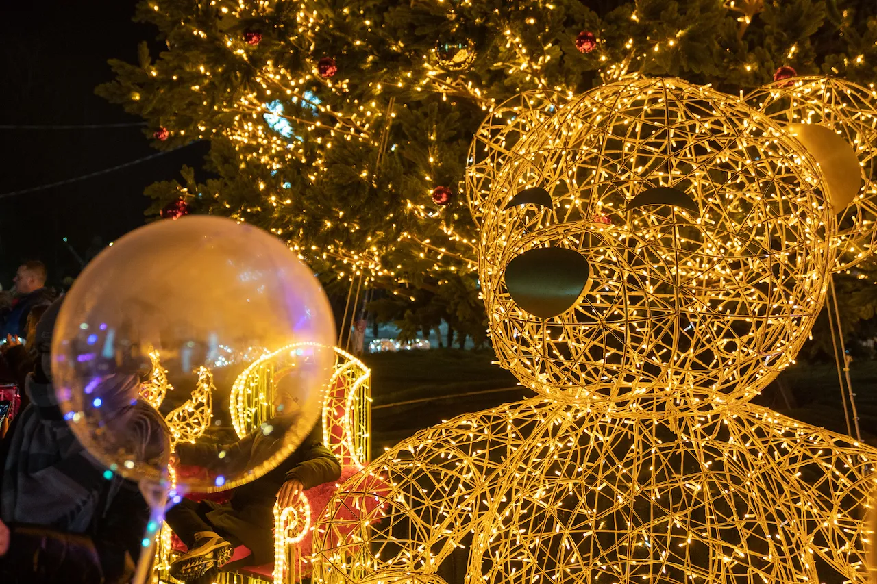 Магія серед темряви: ILLUMINARIUM повертається на ВДНГ з казковими світловими інсталяціями