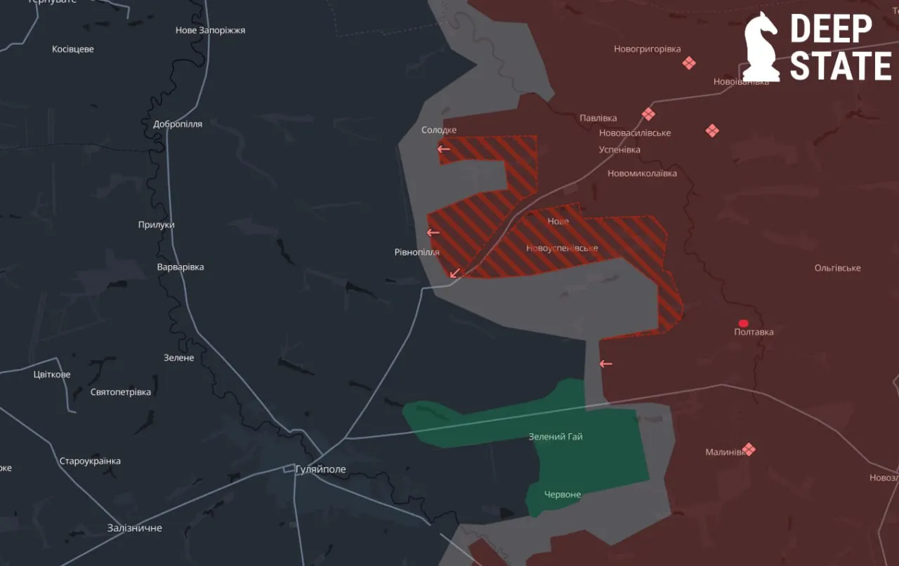 Користуючись прогалинами в обороні ЗСУ, ворог нарощує сили для тиску на Запоріжжі