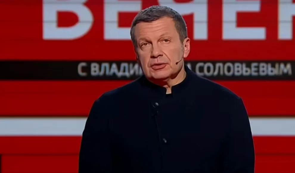 Пропагандист Соловйов закликав знищити мости через Дніпро та греблю біля Києва