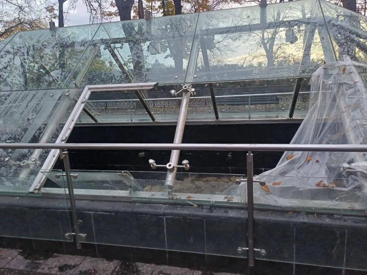 В Одесі пошкодили унікальний античний музей під склом просто неба