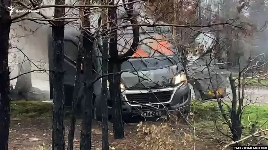 Російський FPV-дрон влучив по евакуаційному авто під Лиманом