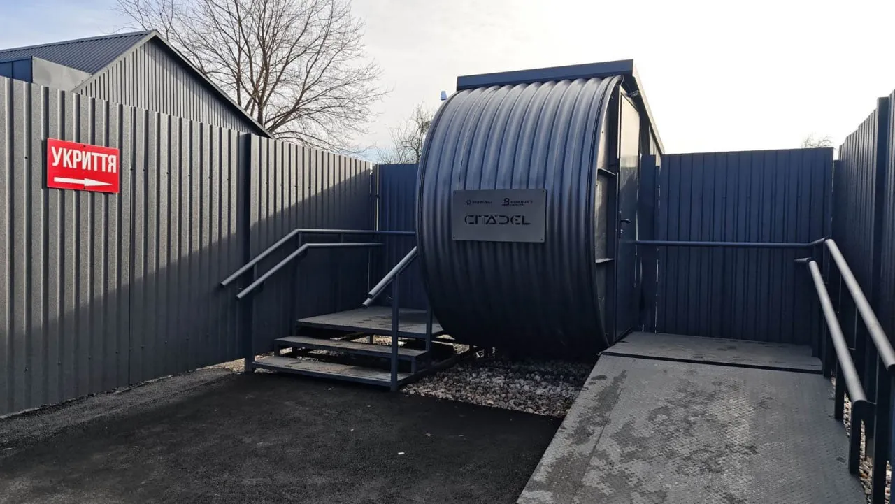 В Україні збудовано перший підземний сталевий бункер для цивільних "Цитадель"