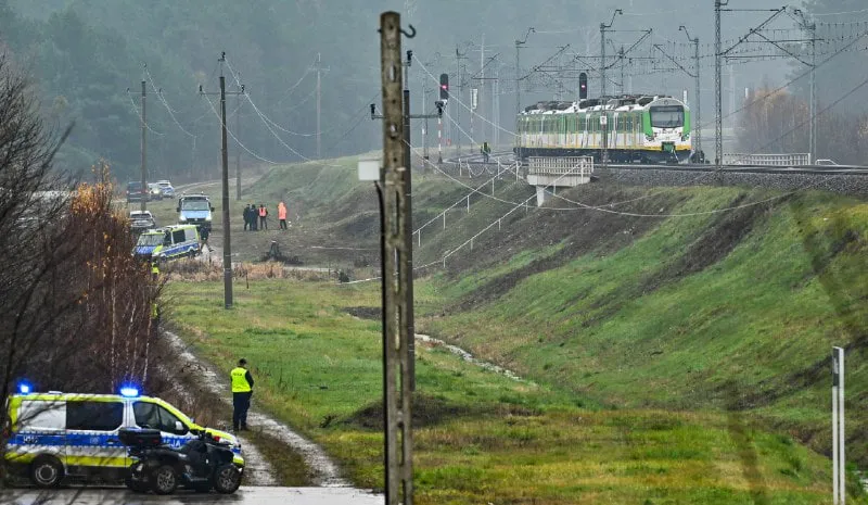 Диверсанти планували масштабну залізничну аварію - МВС Польщі